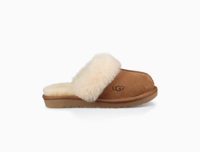 UGG Cozy II Slippers for Big Kids - Chestnut/Brown India